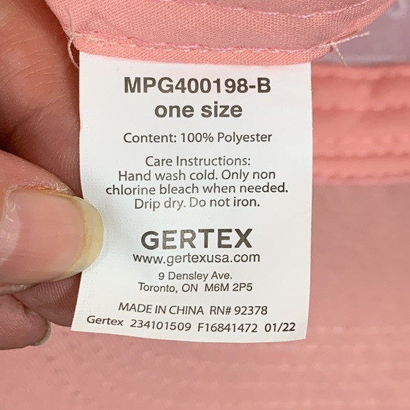 The Party Baseball Hat Womens One Size Pink Blush White Strapback Gertex - Picture 12 of 12